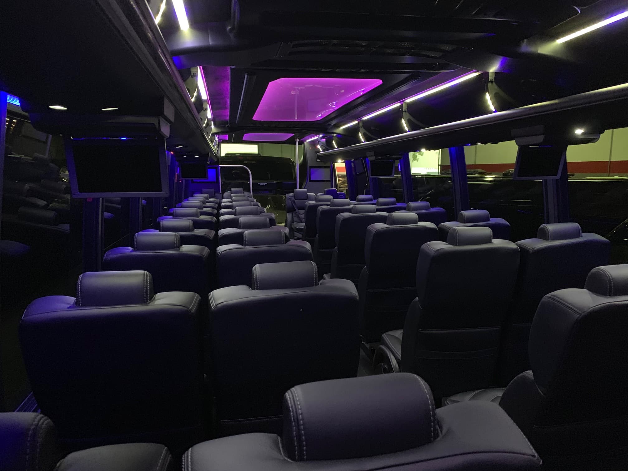 Additional bus amenities graphic